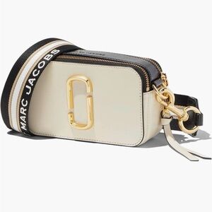MARC JACOBS The Colorblocked Snapshot Bag in New Cloud Multi